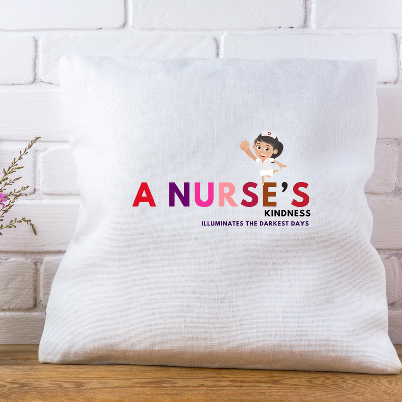 A Nurse's Kindness Illuminates the Darkest Days Pillow