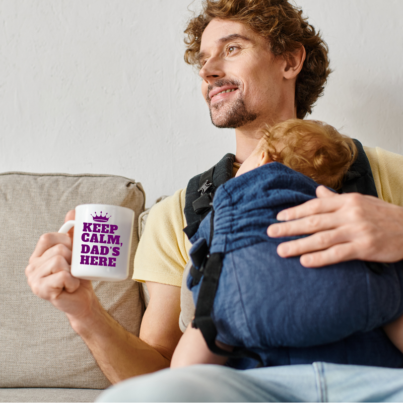 Keep Calm, Dad's Here Coffee Mug