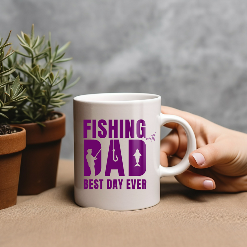 Fishing with Dad - Best Day Ever Coffee Mug