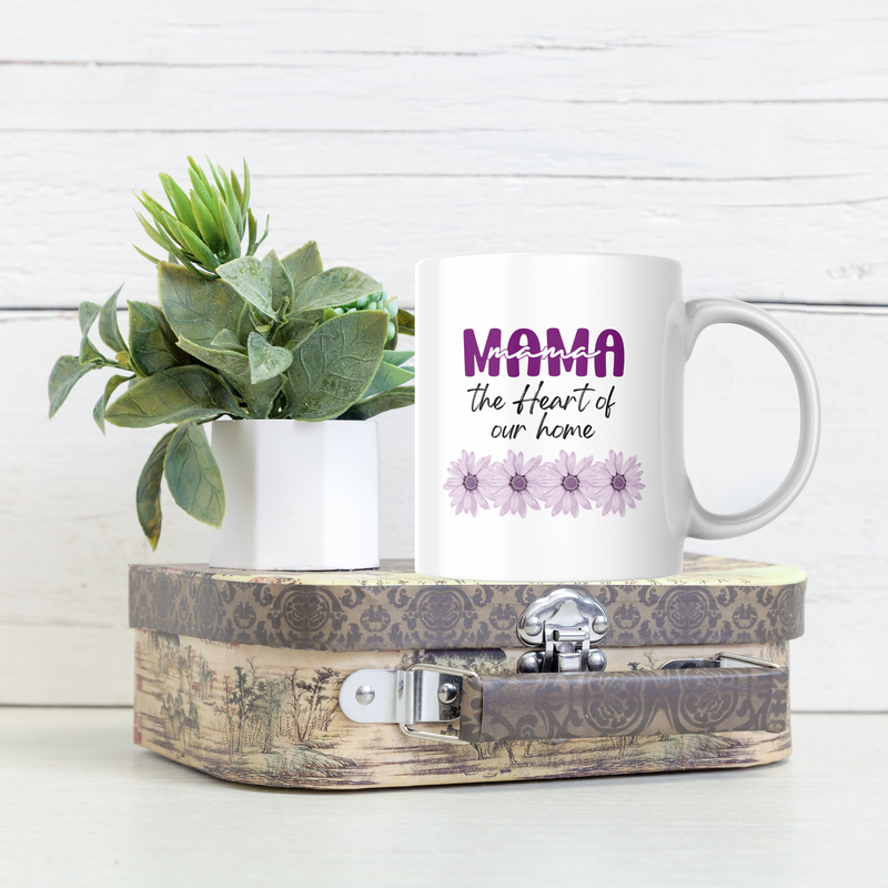 Mama The Heart Of Home Coffee Mug