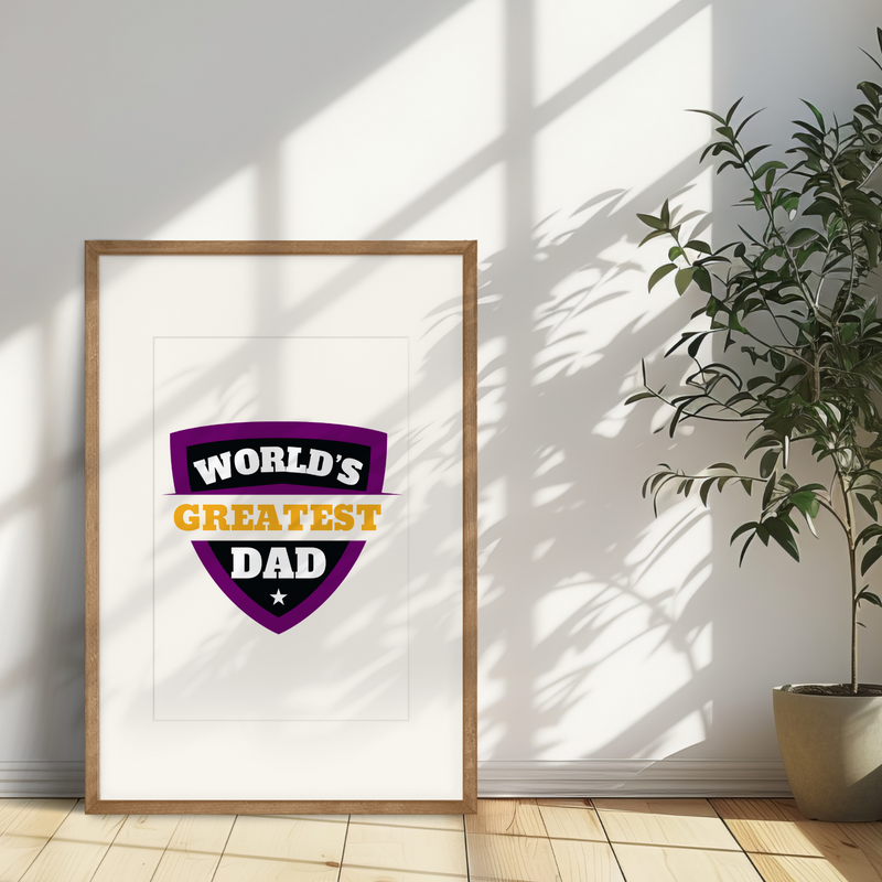 World's Greatest Dad Wall Art