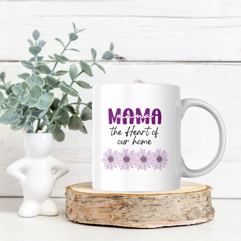 Mama The Heart Of Home Coffee Mug