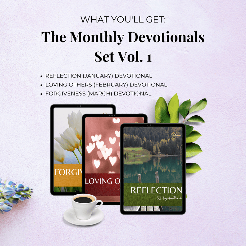 Monthly Devotionals Set Vol. 1