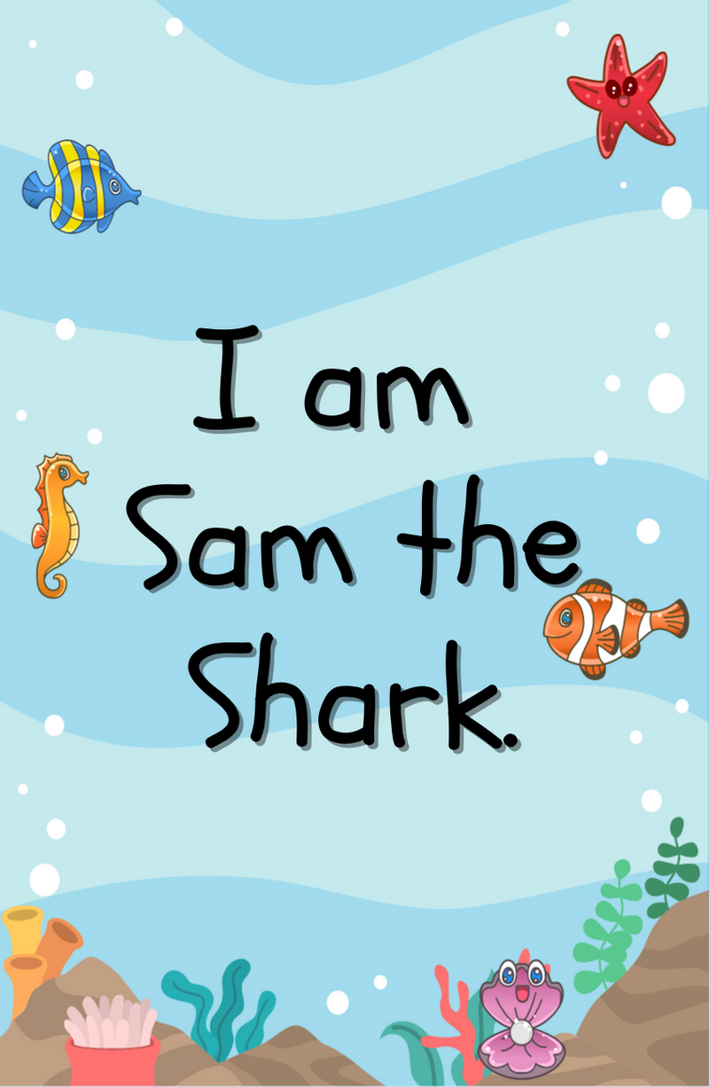 Sam the Shark Flash Cards