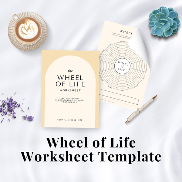 Wheel of Life Worksheet Template