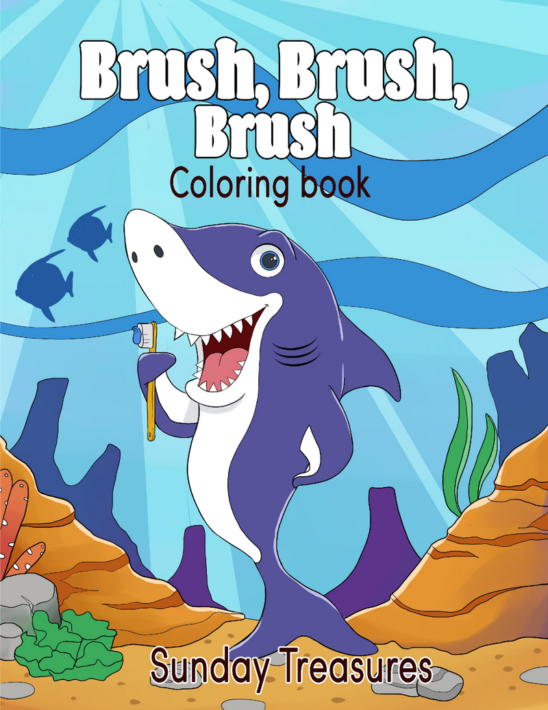 Sam The  Shark Coloring Book
