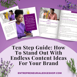 Ten Step Guide: How To Stand Out With Endless Content Ideas For Your Brand