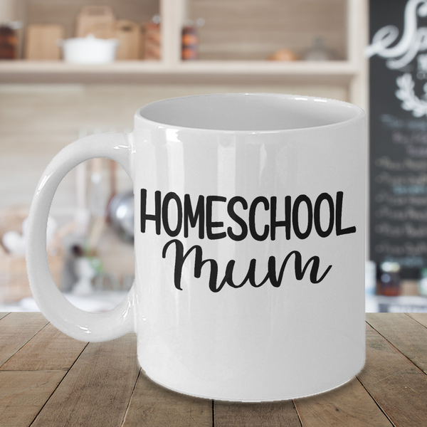 Homeschool Mum Coffee Mug, Quarantined Mom Mug