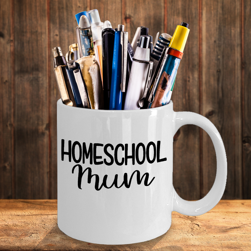 Homeschool Mum Coffee Mug, Quarantined Mom Mug