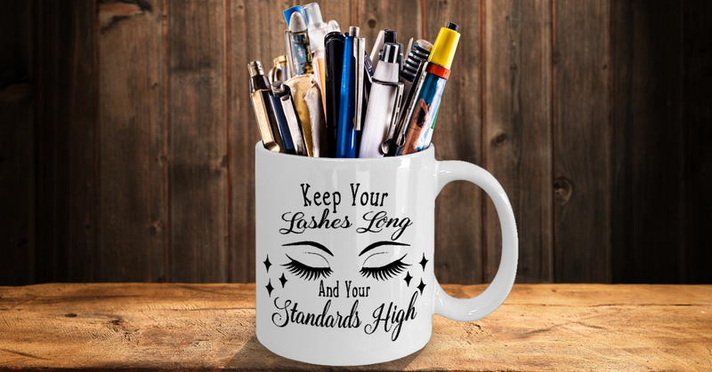 Keep Your Lashes Long Coffee Mug