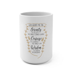Serenity Prayer Coffee Mug 15oz