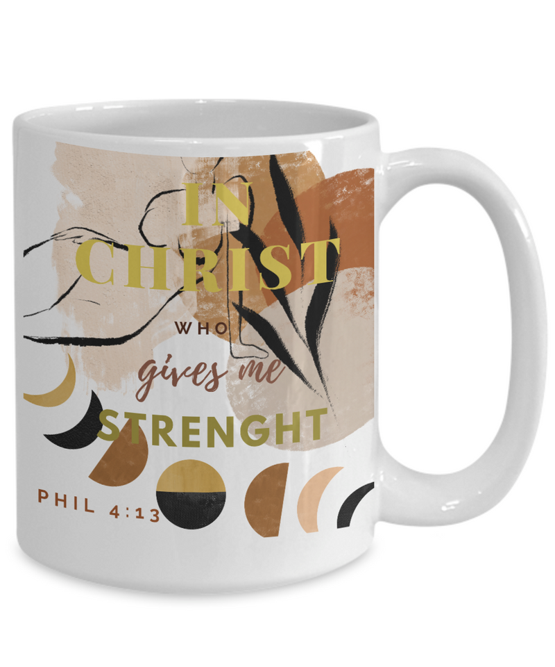 Philippians 4:13 Scripture Coffee Mug
