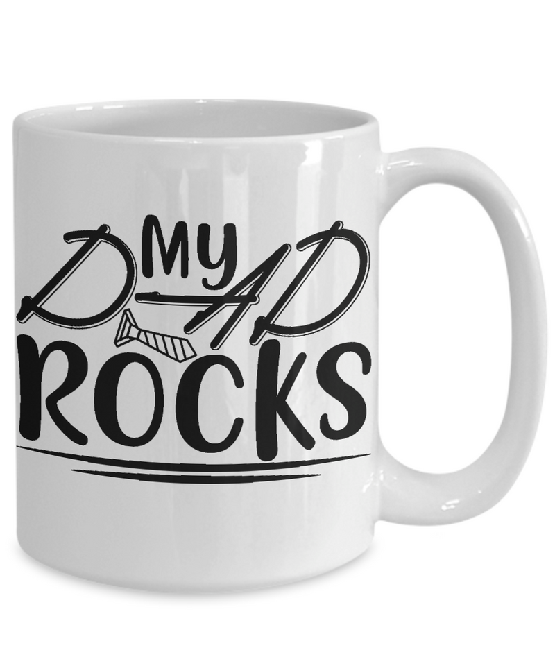 My Dad Rocks Coffee Mug