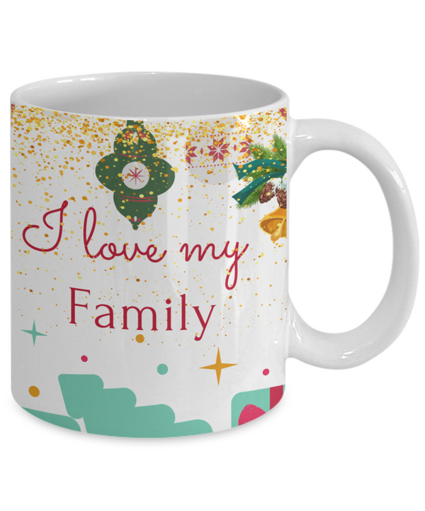 I Love My Family Coffee Mug