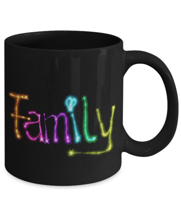 Family Coffee Mug - Black