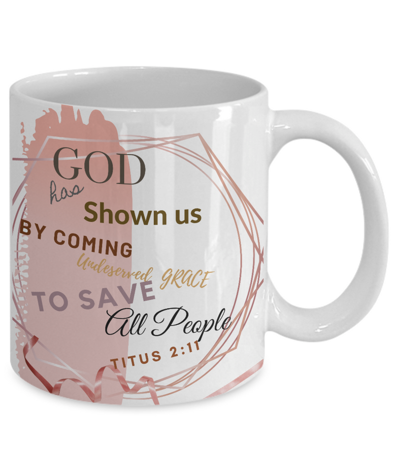 Titus 2:11 Scripture Coffee Mug