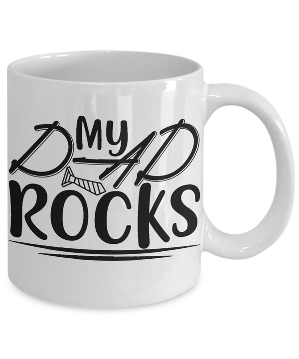 My Dad Rocks Coffee Mug