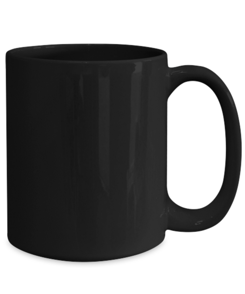 Dad: Funny, Caring Stern Honest Reliable Strong Black Coffee Mug