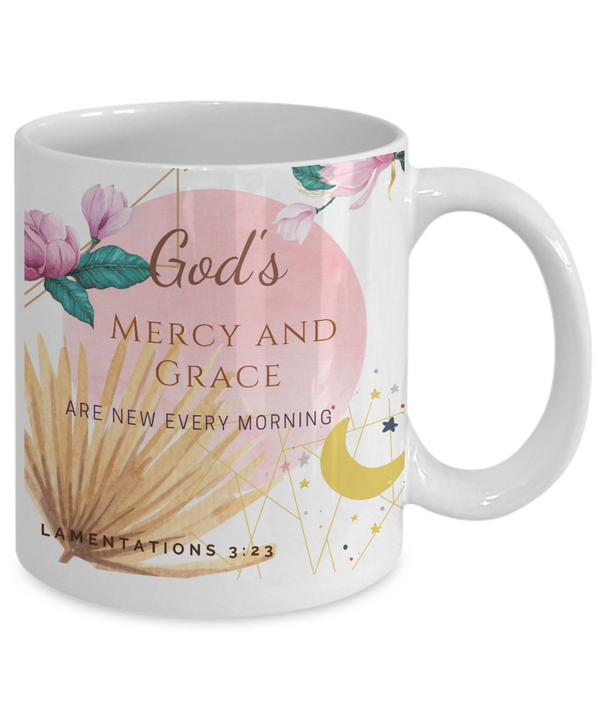 Lamentations 3:23 Scripture Coffee Mug