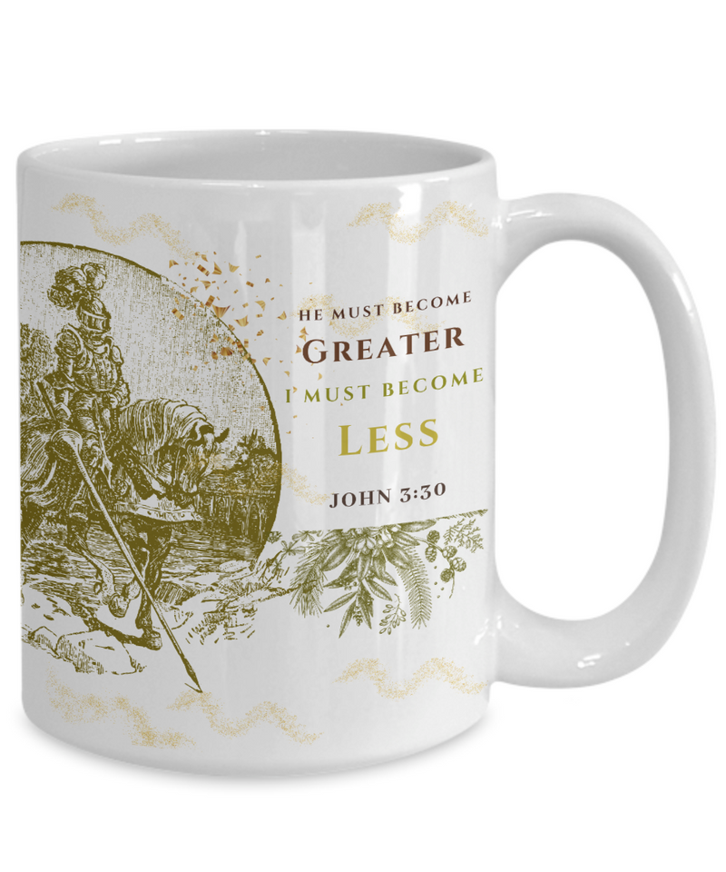John 3:30 Scripture Coffee Mug