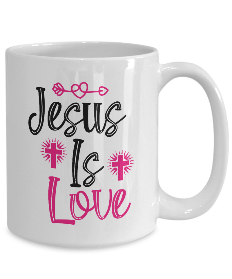 Jesus is Love Coffee Mug
