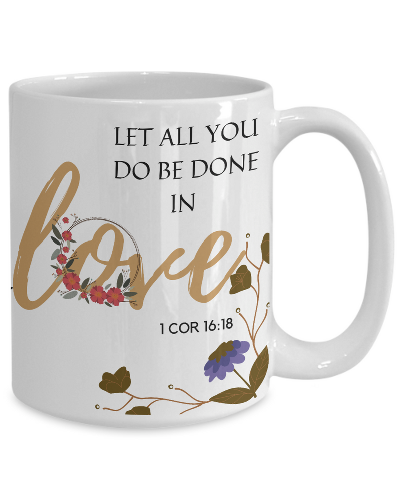 1 Corinthians 16:18 Scripture Coffee Mug