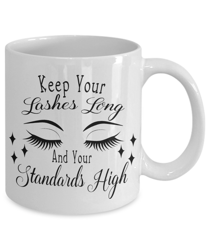 Keep Your Lashes Long Coffee Mug