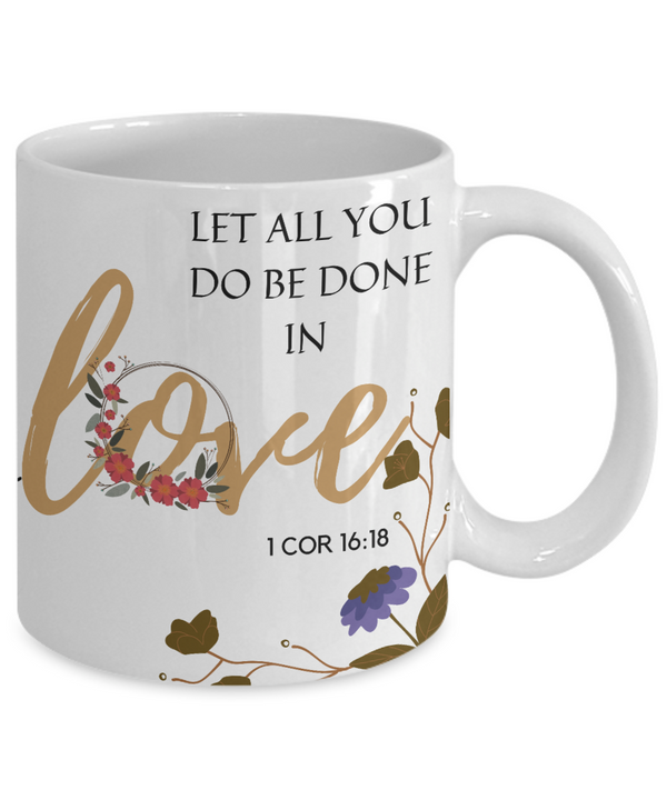 1 Corinthians 16:18 Scripture Coffee Mug