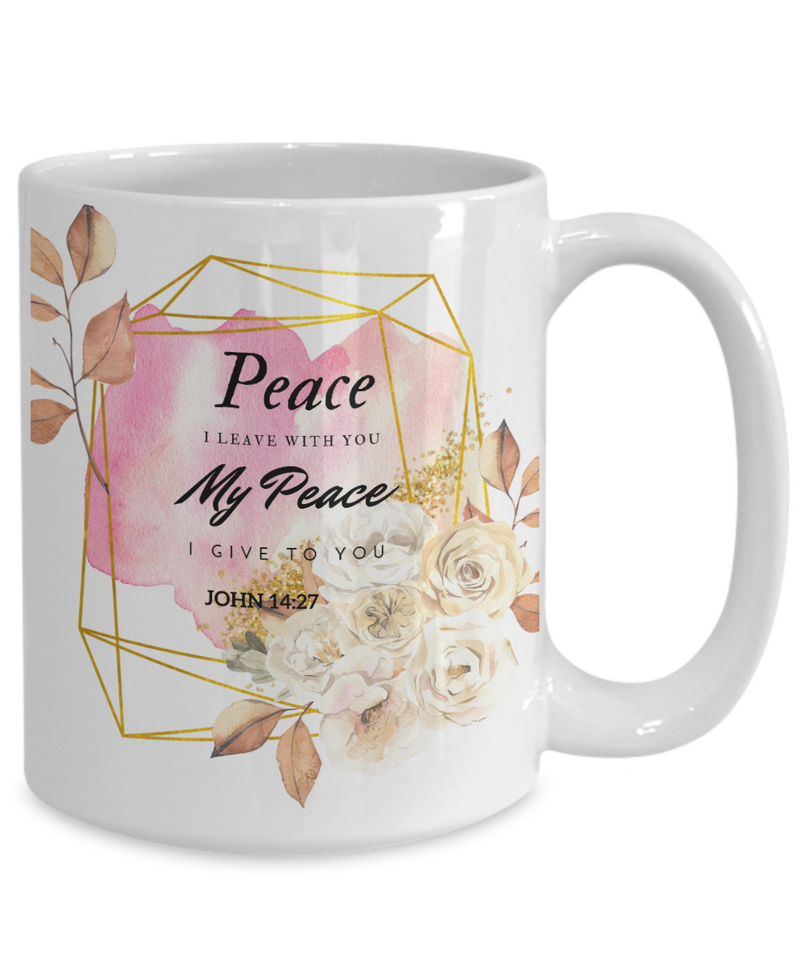 John 14:27 Scripture Coffee Mug