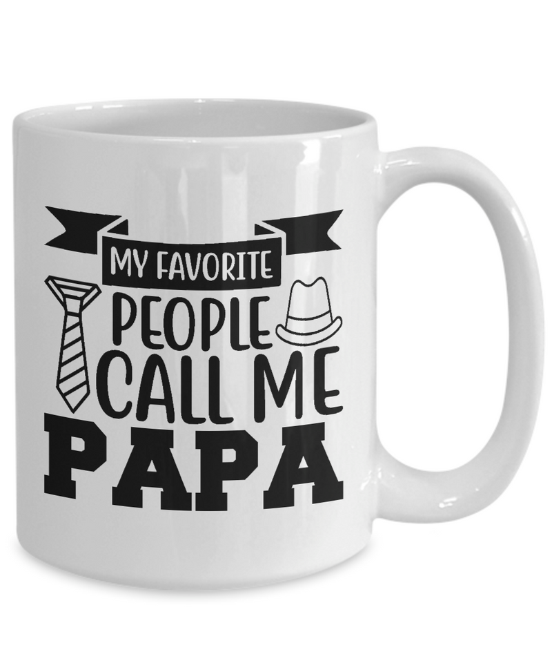 My Favorite People Call Me Papa Coffee Mug