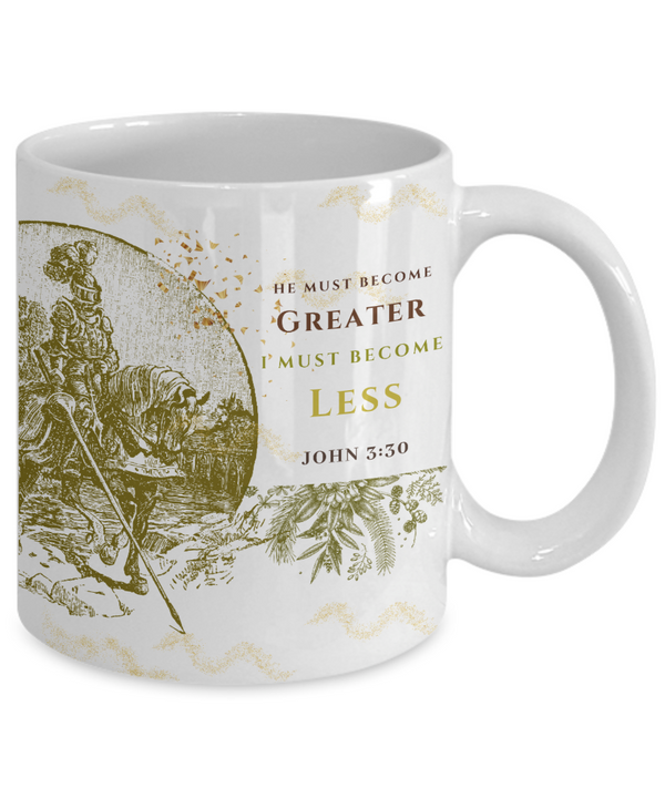 John 3:30 Scripture Coffee Mug