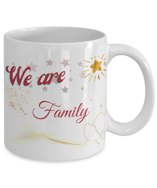 We are Family Coffee mug