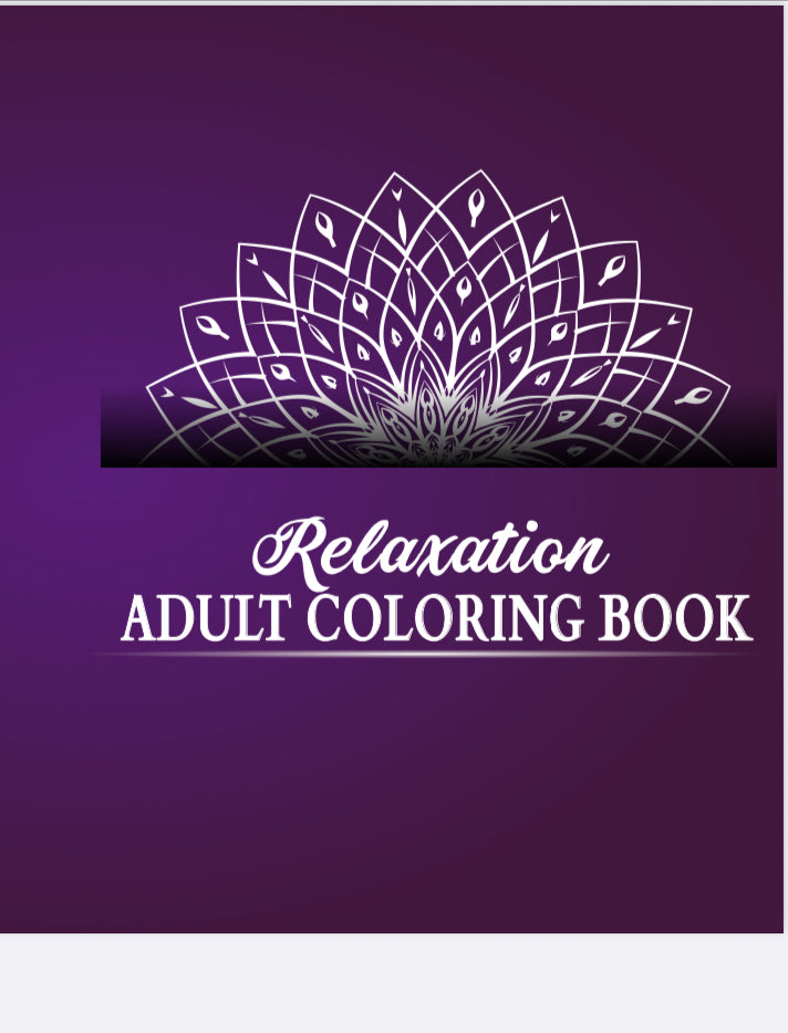 Relaxation Adult Coloring Book