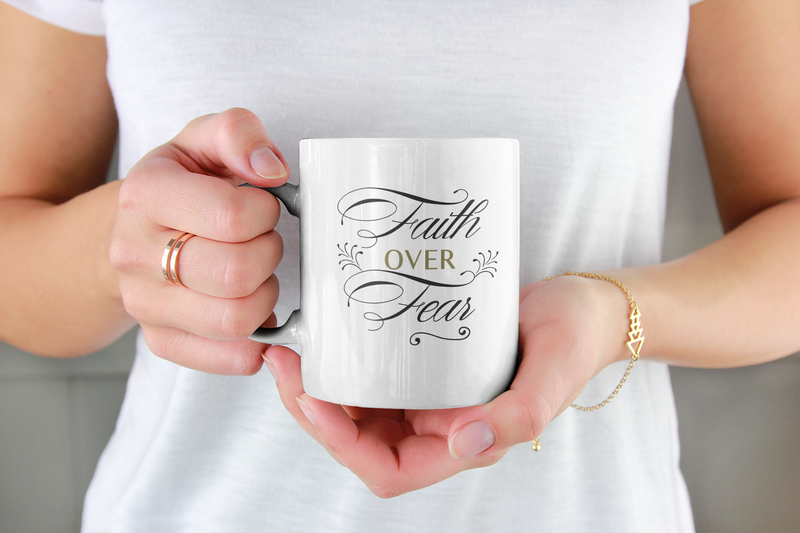 Faith Over Fear Coffee Mug