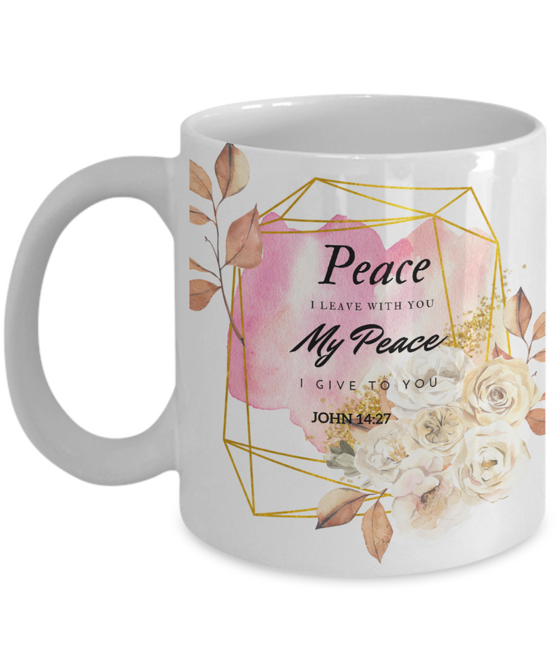 John 14:27 Scripture Coffee Mug