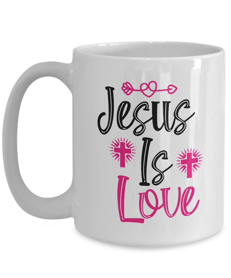 Jesus is Love Coffee Mug