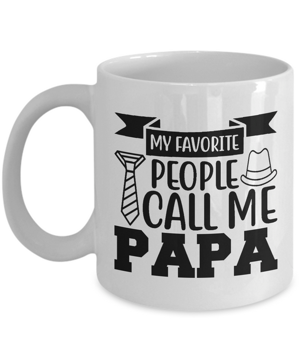 My Favorite People Call Me Papa Coffee Mug