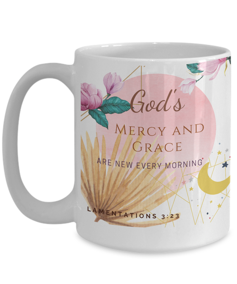 Lamentations 3:23 Scripture Coffee Mug