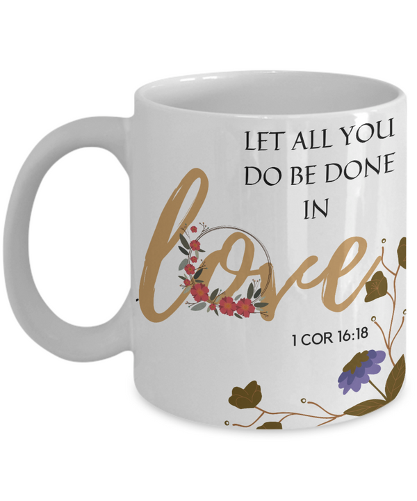 1 Corinthians 16:18 Scripture Coffee Mug