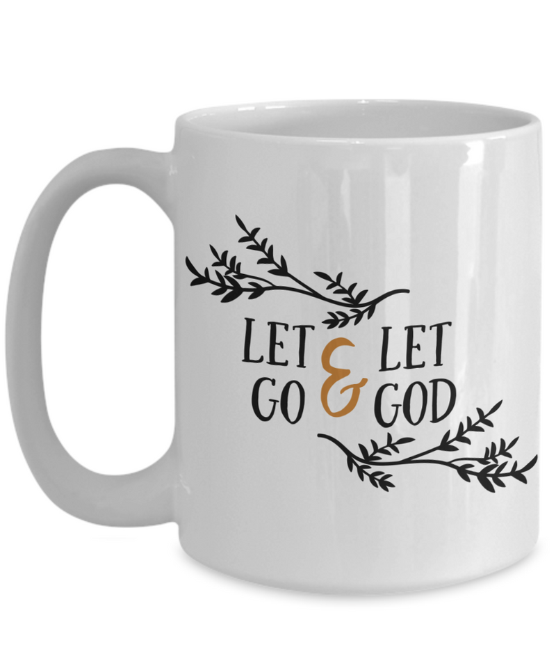 Let Go & Let God Coffee Mug
