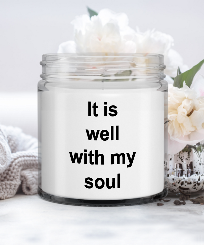 It is Well with My Soul Soy Candle