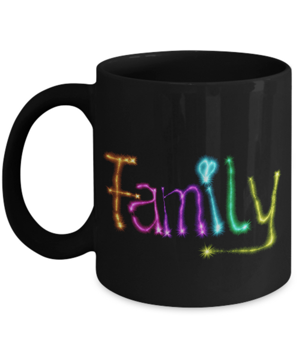Family Coffee Mug - Black