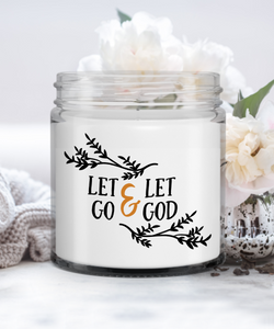 Let Go & Let God Soy Candle