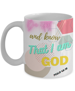 Psalm 48:10 Scripture Coffee Mug
