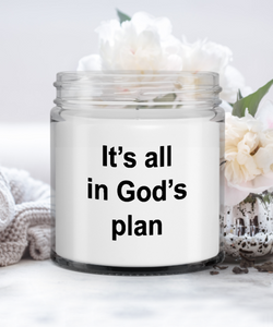 It's All in God's Plan Soy Candle