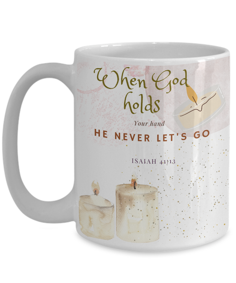 Isaiah 41:13 Scripture Coffee Mug