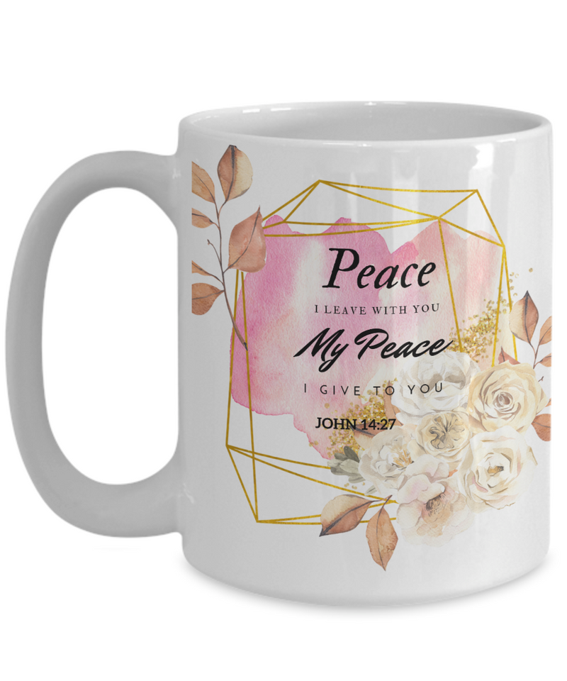 John 14:27 Scripture Coffee Mug