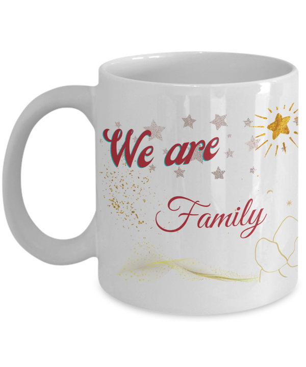 We are Family Coffee mug
