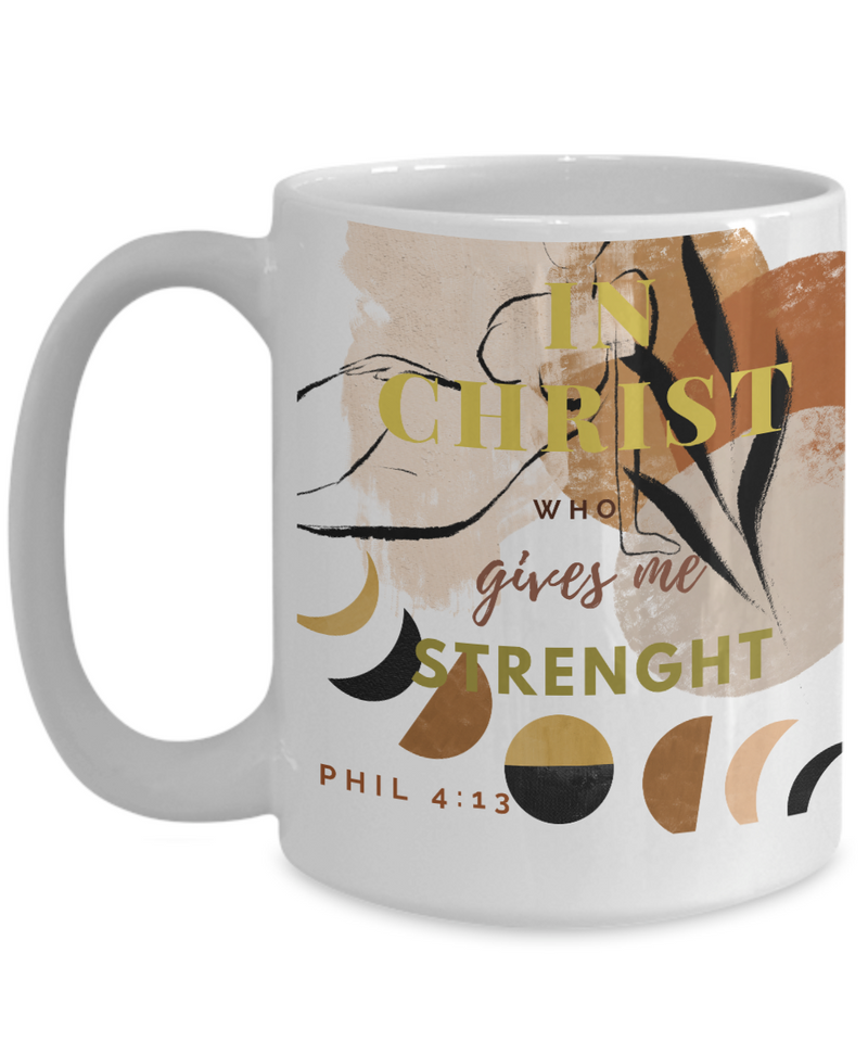 Philippians 4:13 Scripture Coffee Mug