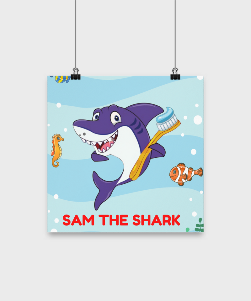 Sam The Shark Poster